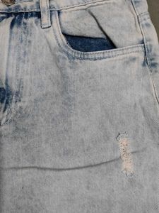 Distressed Light Wash Jeans