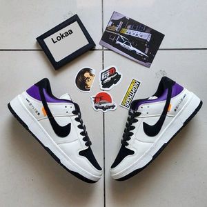 Nike Dunk Low Off-White Purple Sneakers