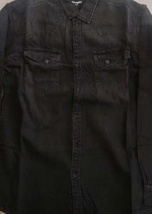Black Denim Shirt From Wrangler