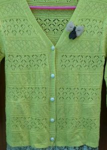 Crotchet Yellow Top