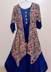 Blue Ethnic Kurta Set