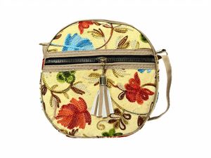 Kashmiri Embroidery Designer Sling Bag With Adjust