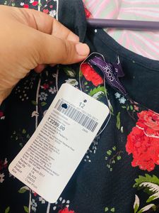 Floral Cutout Maxi Dress