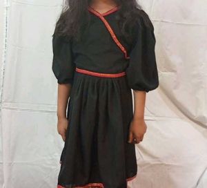 Stylish Black Dress with Trim