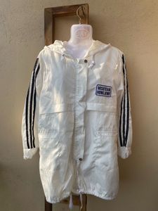Xiaomantou White Hooded Jacket