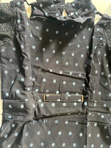 Polka Dot full lengthy Dress