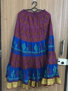 Tiered Ethnic Skirt