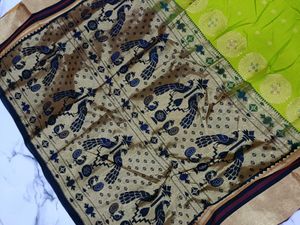 Light green Paithani