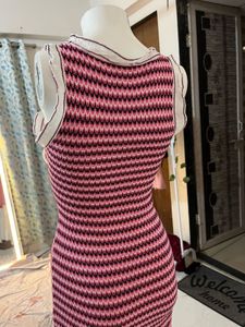 Striped Knit Bodycon Mini Dress