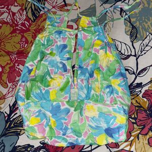 Floral Halter Top
