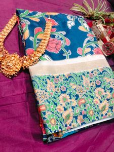 Floral Print Saree