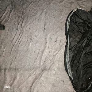 Black Shimmer Shine Saree