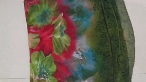Floral Embroiderd Fabric...Combo Of 4 Dupattas