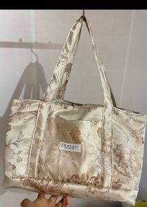 Elegant Floral Tote Bag