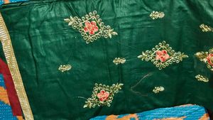 Green Cut piece Suit With Maroon Pent