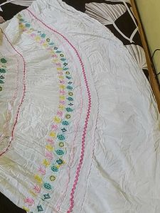 White Embroidered Dress