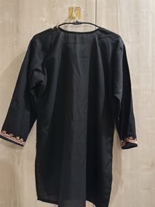 Black Kashmiri Kurti
