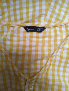 Yellow Gingham Jumpsuit