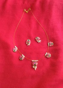 Handmade Lotus Neck Set