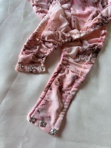Pink Full Sleeves Mesh Bodysuit