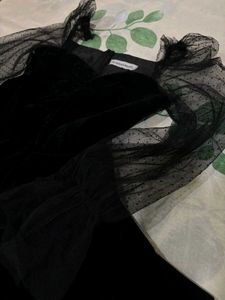 BLACK Velvet Party Dress