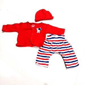 Red Astronaut Baby Outfit