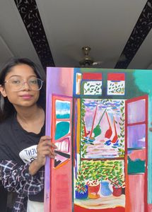 The Open Window Painting