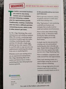 THE 1- PAGE MARKETING PLAN  🗓️