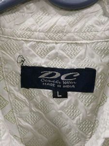 Textured Button-Down Shirt