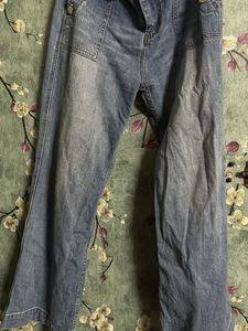 Blue Flared Cool Jeans