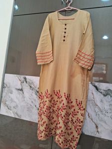 Elegant Embroidered Kashmiri Zari Work Kurta Set