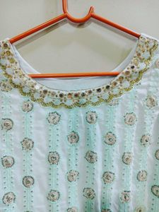 Elegant Sky Blue Kurta Set