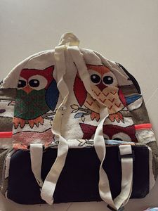 Owl Print Tapestry Backpack