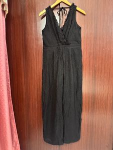 Black Sleeveless Jumpsuit