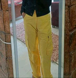 Yellow Cargo Pants