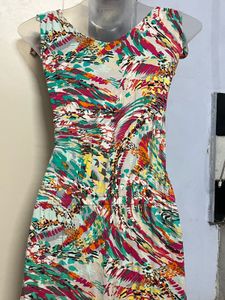 Colorful Print Dress