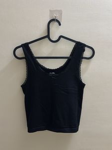 Black Lace Tank Top