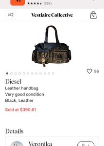 Authentic Vintage Diesel Bag