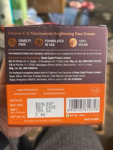 WOW Brightening Face Cream New