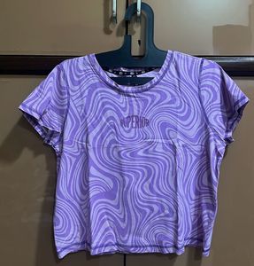 Purple Patterned T-Shirt