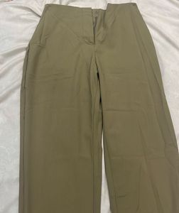 Olive Green Wide Leg Pants
