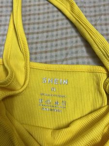 Yellow Halter Top