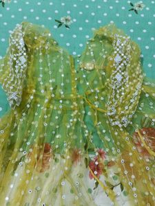 Bright Yellow Flowy Dress