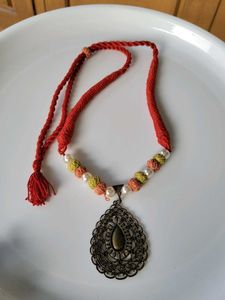 Thread Work Necklace