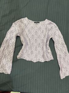 Studio Ie Lavender Knit Top