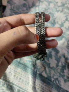 Stylish Silver Bangle Set