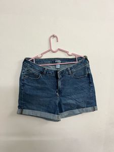 Blue Denim Shorts