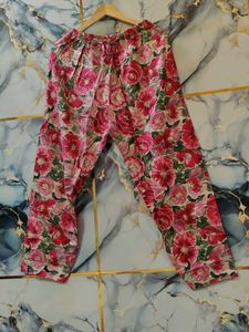 BRAND NEW Floral Print Co-ord Set with EMBROIDERY