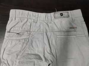Men&#39;s Cream Color Cotton Pants