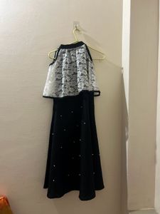 Elegant Black &amp; White Dress